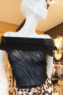 Top Bote Lurex Negro - 