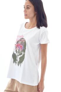 Remera algodon estampado - 