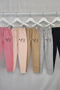 Pantalon nena frizado con puño CUTE