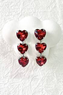 AROS COLGANTES CORAZON GEMA - 