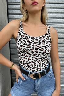 MUSCULOSA BASICA PANAL LEOPARDO - 