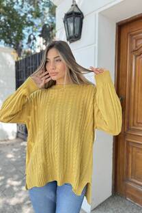 Maxi Sweater Trenzado BERNARDO - 