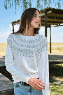 Sweater Lizzie White GUL589 - 