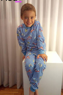 Pijama niño rayado - 