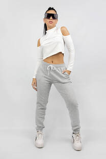 Jogger frisa premium gris melange - 