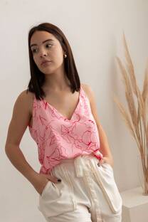 Blusa Poplin Estampado MALVA - 