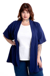 Kimono de Poplin liso - 