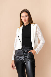 Campera moto encaje - 