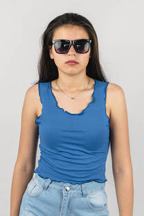 Musculosa de morley azul - 