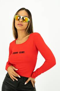 CAMISETA 2000GIRL M-L CUELLO REDONDO MORLEY VISCOSA - 