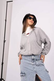 CAMPERA HOODIE NICKS OVERSIZE RUSTICO ALGODON - 