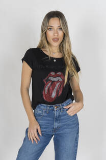 Remera Modal The Rolling Stone Con Tachas - 