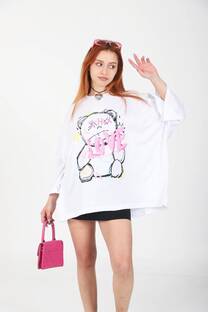 Remeron oversize algodon estampado - 