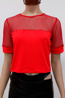 REMERA MICROFIBRA Y RED - 