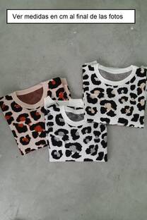 SWEATER ANIMAL PRINT DE HILO BREMER - TESSA