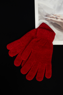 GUANTES CHENILLE  LISO  - 