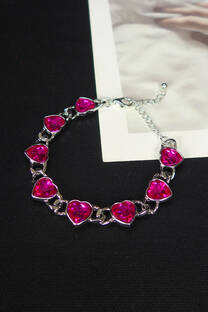 PULSERA CON CORAZONES - 