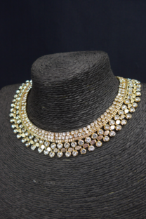 COLLAR ANCHO PIEDRAS Y STRASS - 