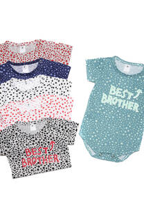 Body jersey estampado con estampa 2 colores - 