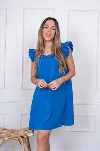 Vestido Crepp Volados - 