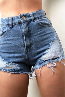 SHORT MOM ULTRA AZUL - 