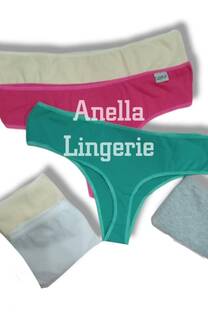 Culotte Less algodón y lycra docena ART 10155 - 