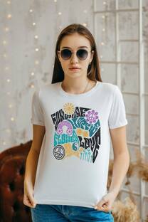 Remera Fit Sushine Love Signos - 