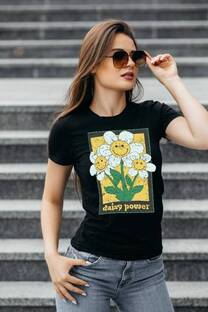 Remera corta 3 Flores Felices Daysi Power - 