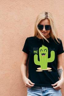 Remera fit Cactus Feliz - 