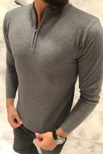 Sweater Medio Cierre de Lycra - 