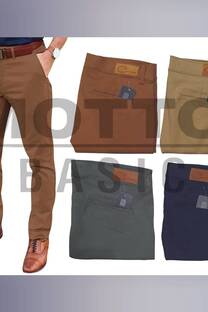 Pantalon-Hombre Corte Chino Elastizado - 