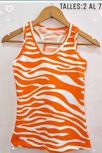 Musculosa deportiva cebra - 