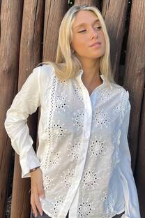 Camisa Bordada Con Volado VTK 2068 - 