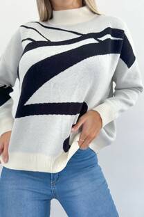 Sweater -Media Polera- -Bremer- -Doble Hilo- - 