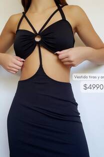 vestido aro para atar - 