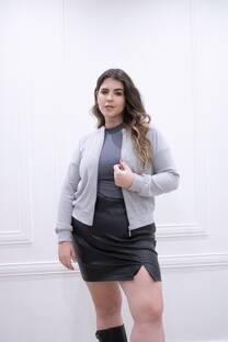 Campera Bomber Lurex Talles - 