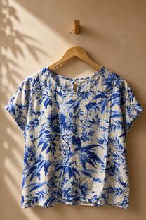 Blusa Karen (27SS4036) - Cielo