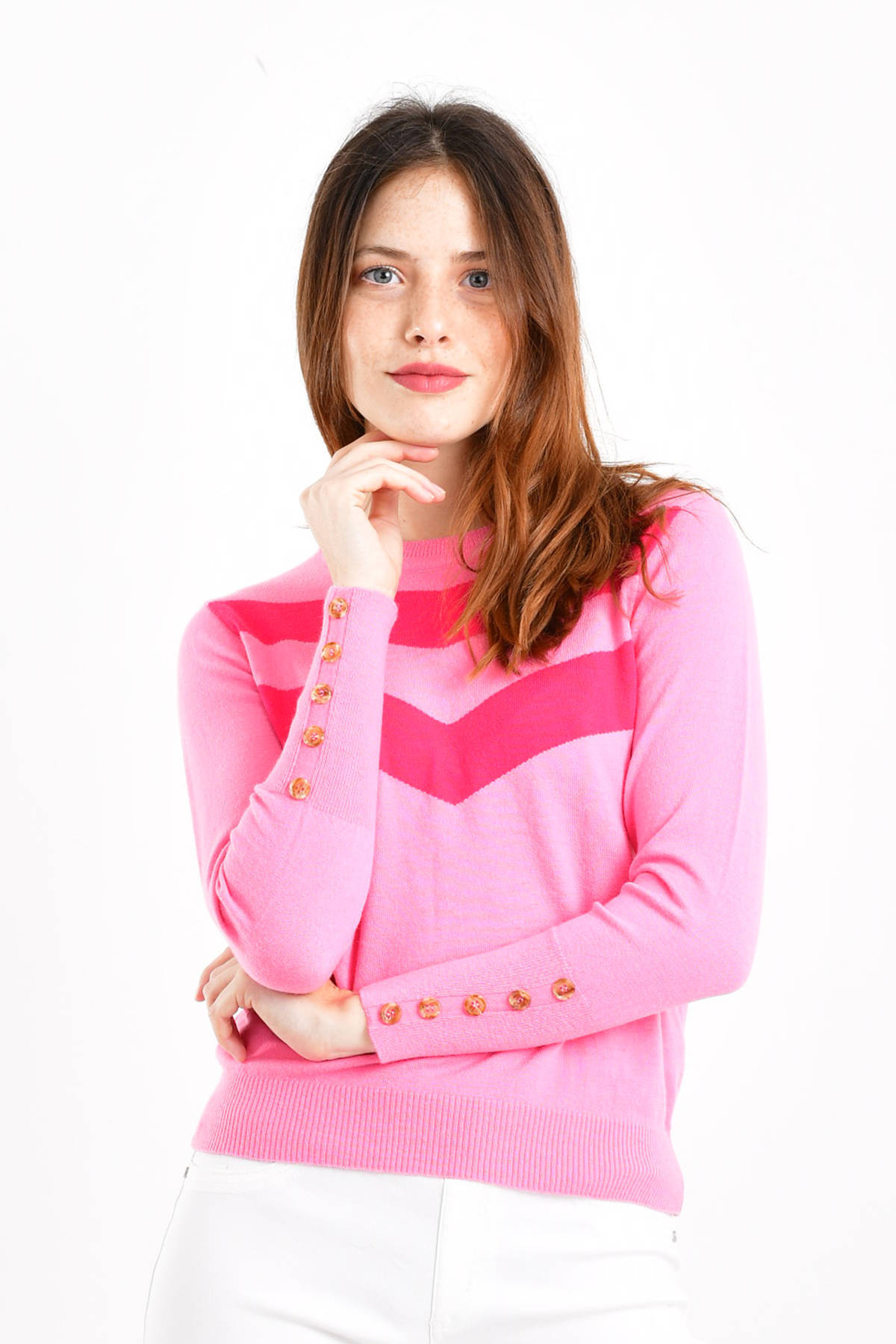 Imagen producto Sweater Rayado VV con Botones - Bremer  7