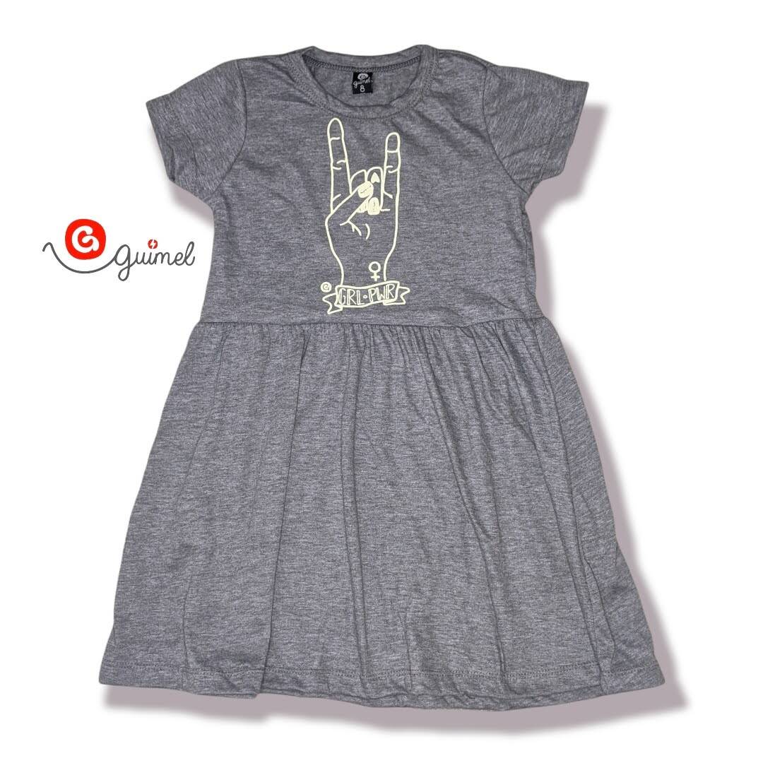 Imagen producto Vestido nena mc MANO GRL POWER 5