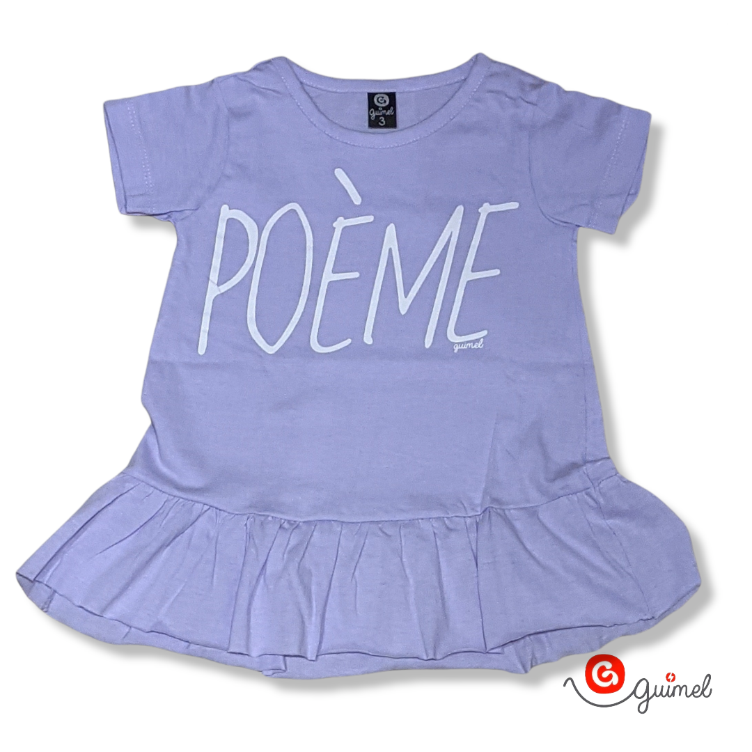 Imagen producto Remera vestido beba mc POEME 4