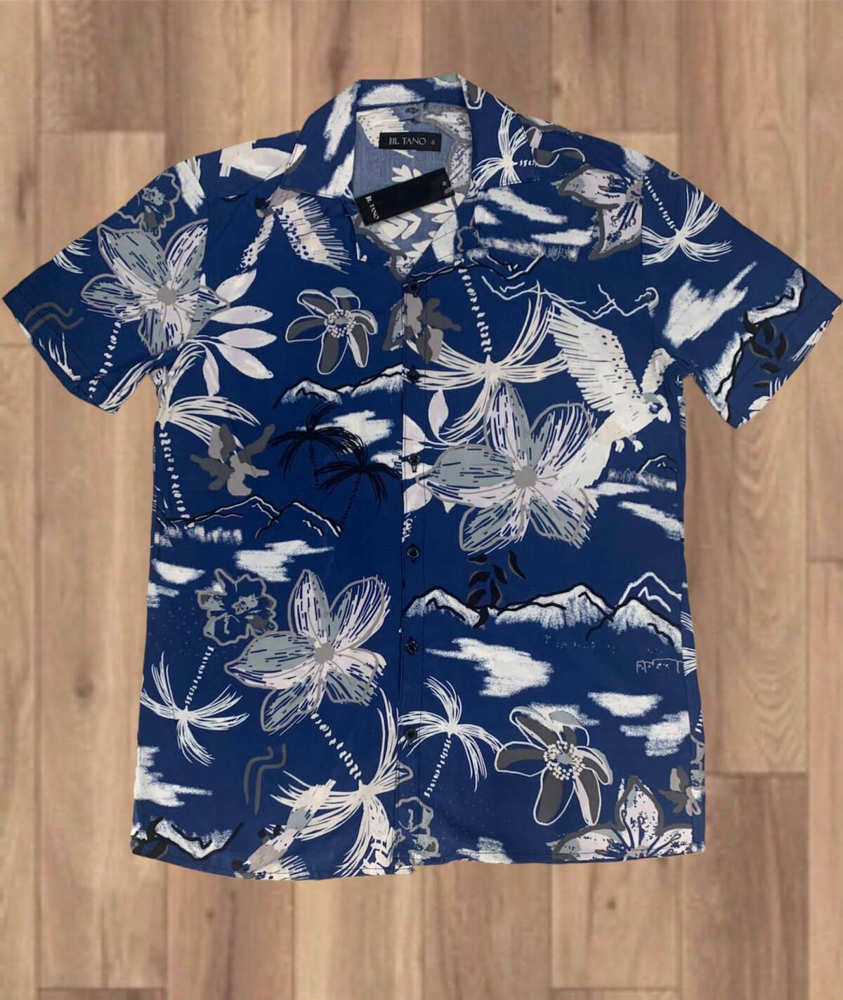 Imagen carrousel Camisas hawaianas fibrana importada  6
