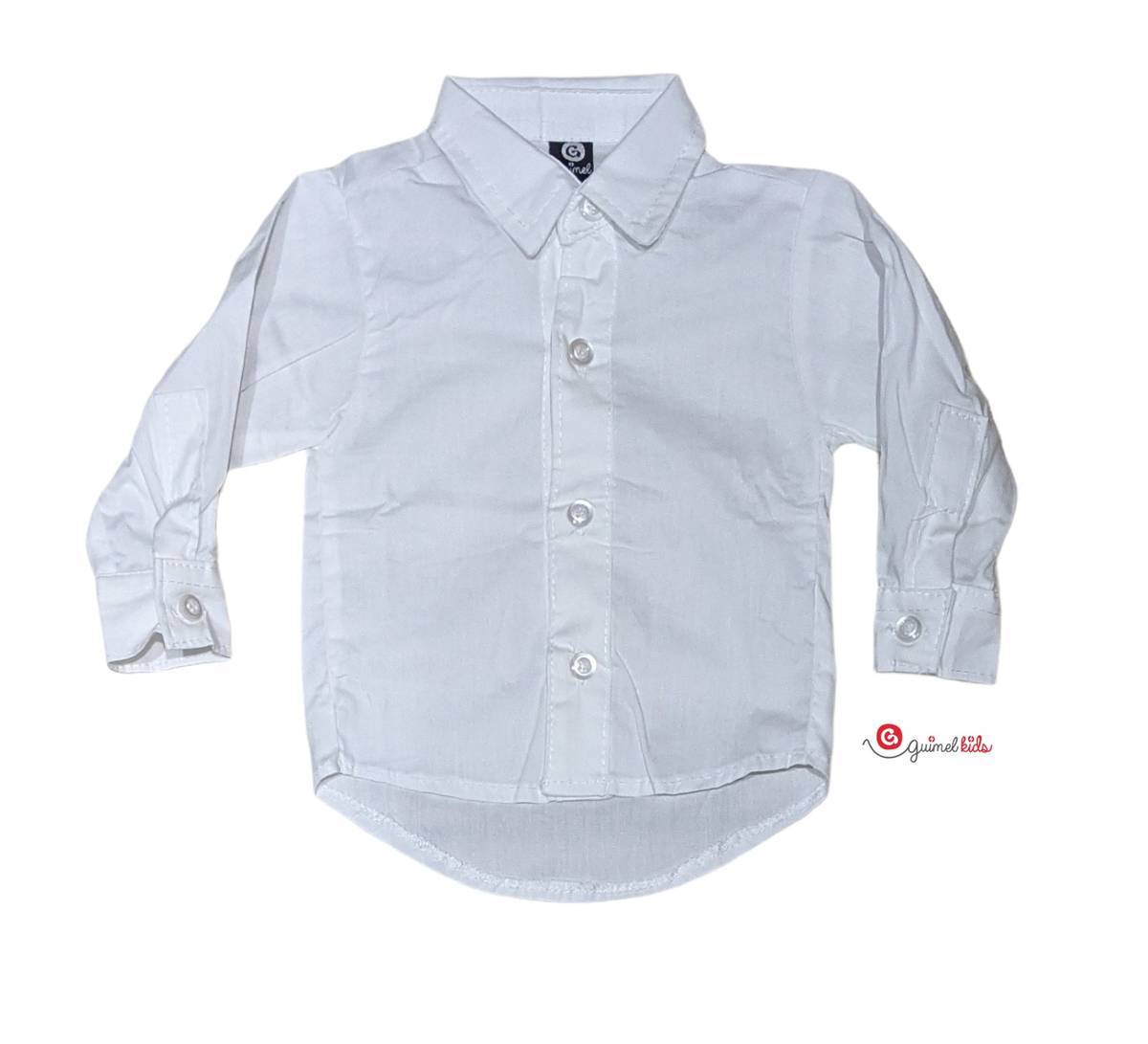 Imagen producto Camisa poplin lisa bebe 5