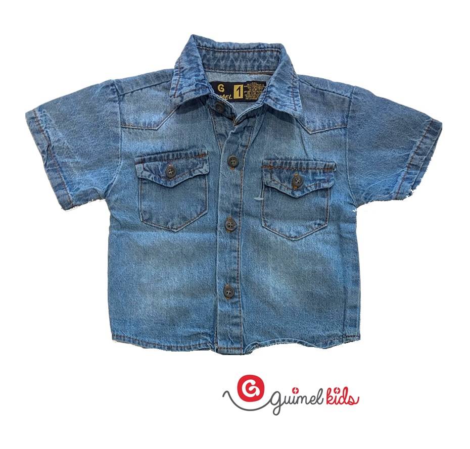 Imagen producto Camisa bb jean mc 4