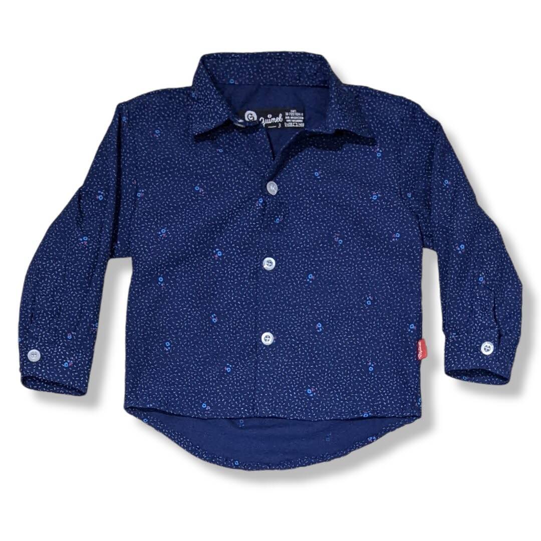 Imagen carrousel Camisa bb ml poplin estampado 2