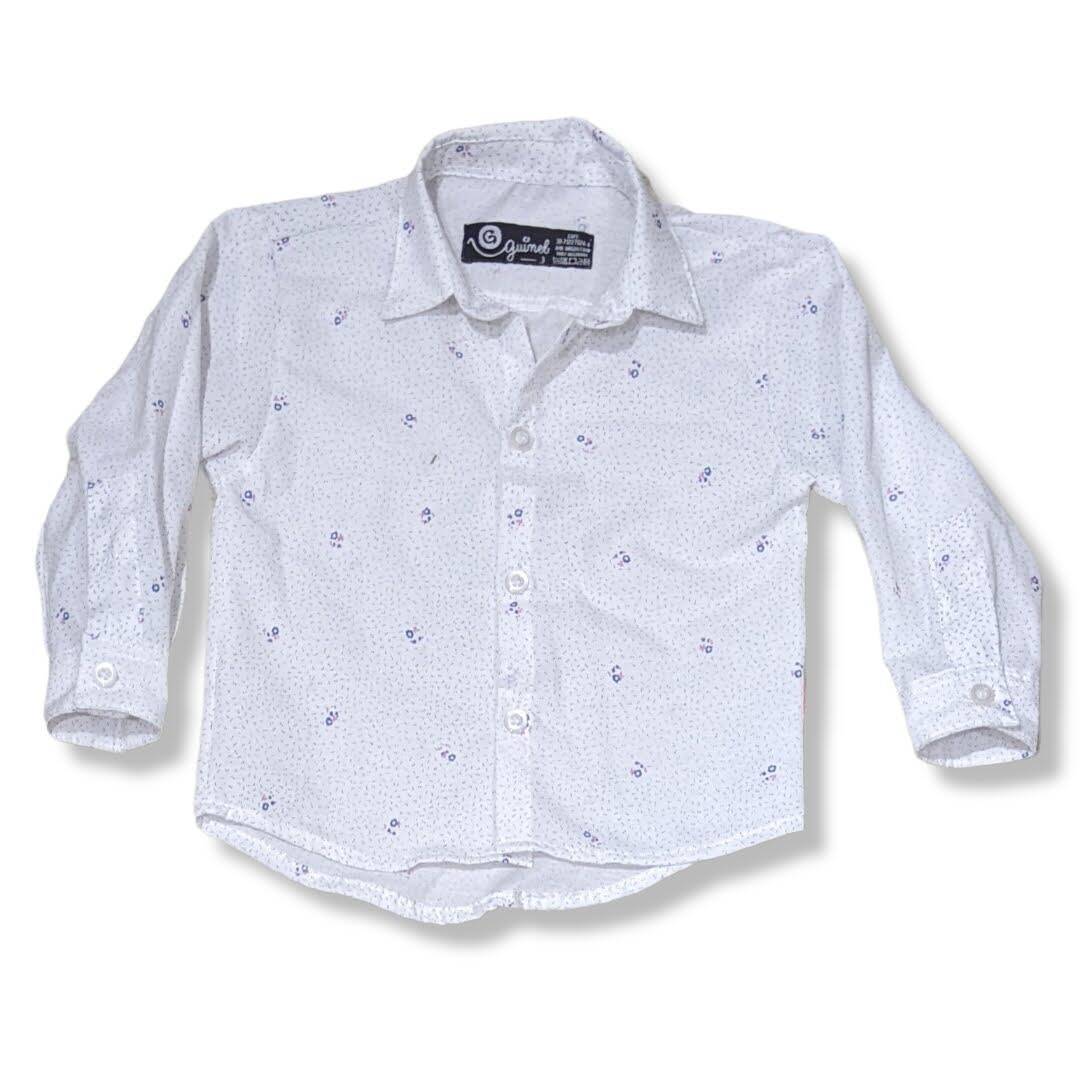 Imagen carrousel Camisa bb ml poplin estampado 3