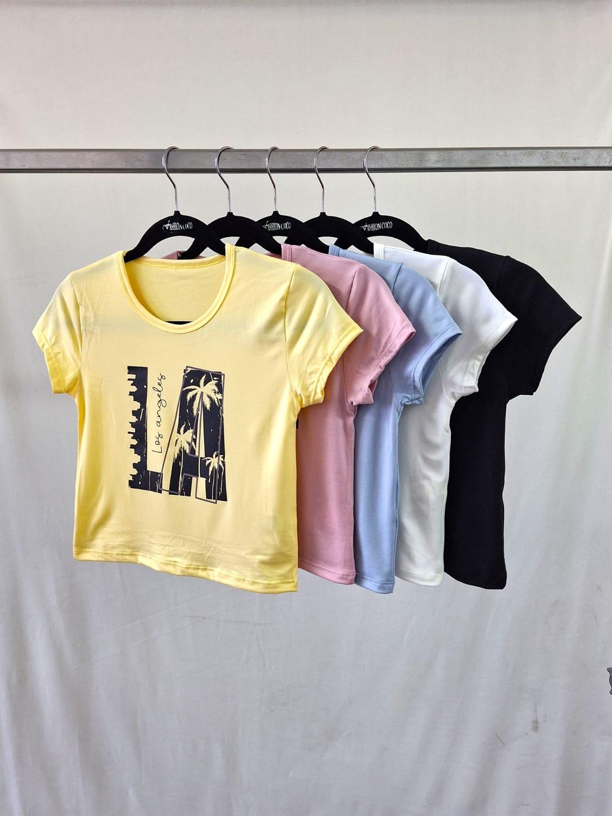 Imagen carrousel Remera LA palmeras modal soft 1