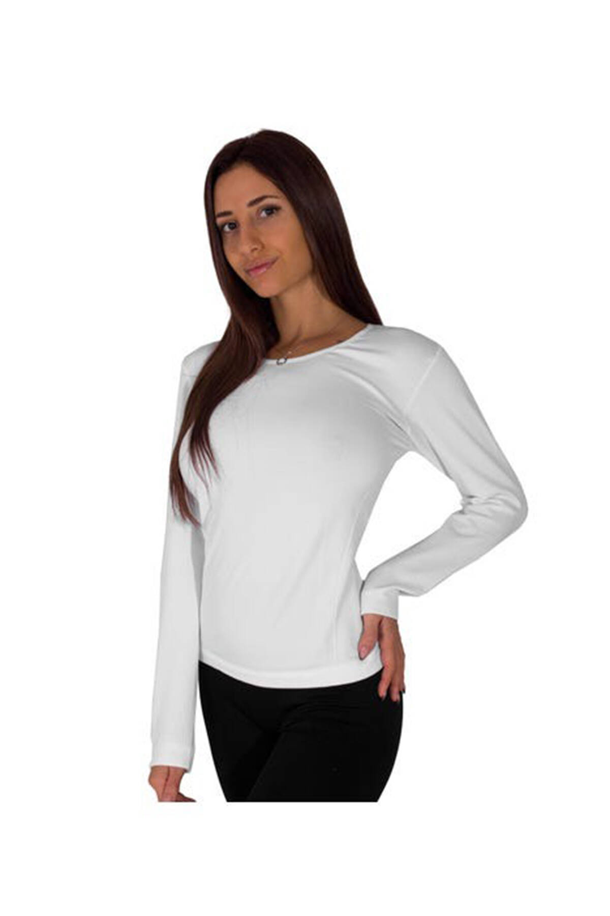 Imagen producto Camisa térmica de dama blanca 2