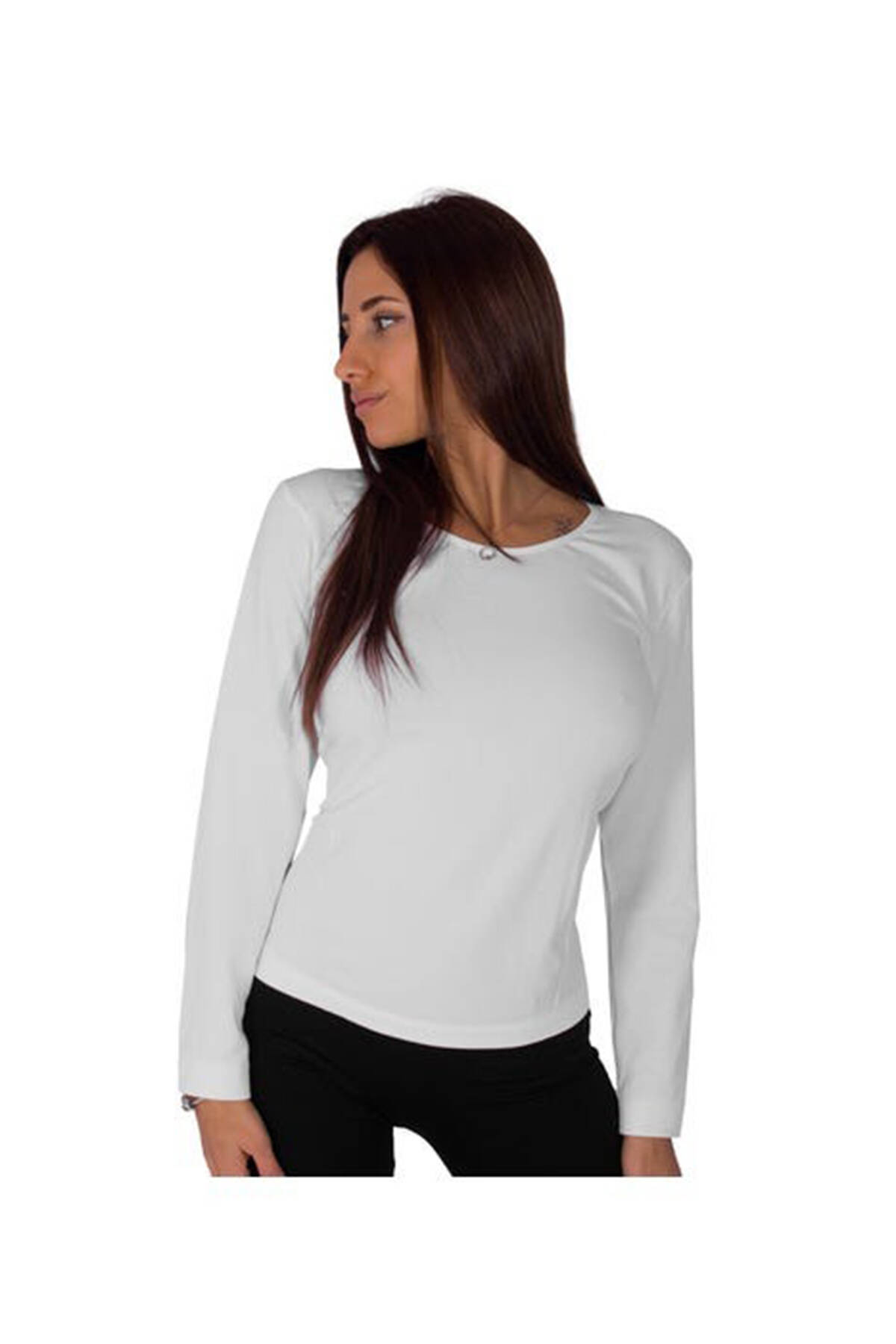 Imagen carrousel Camisa térmica de dama blanca 1