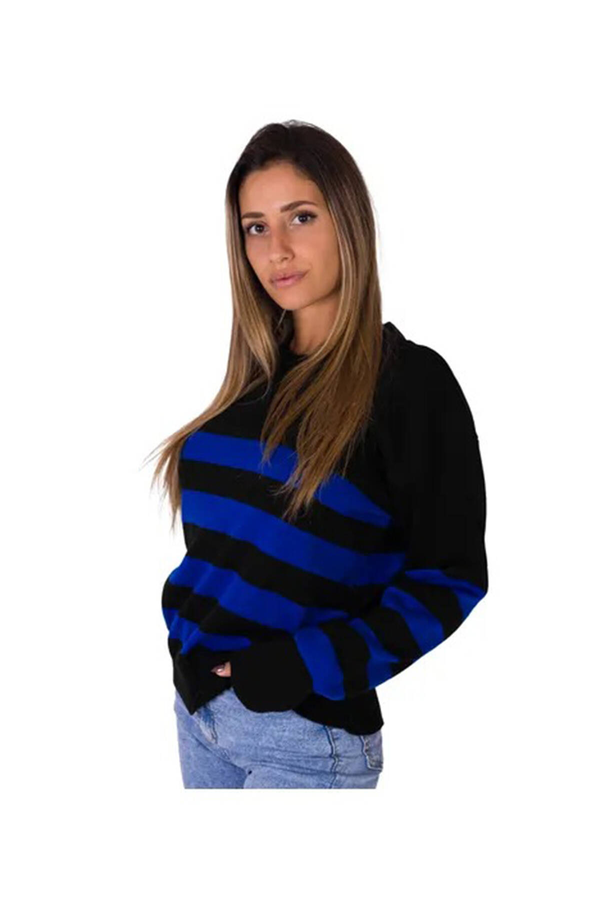 Imagen carrousel Sweater tejido rayado 1