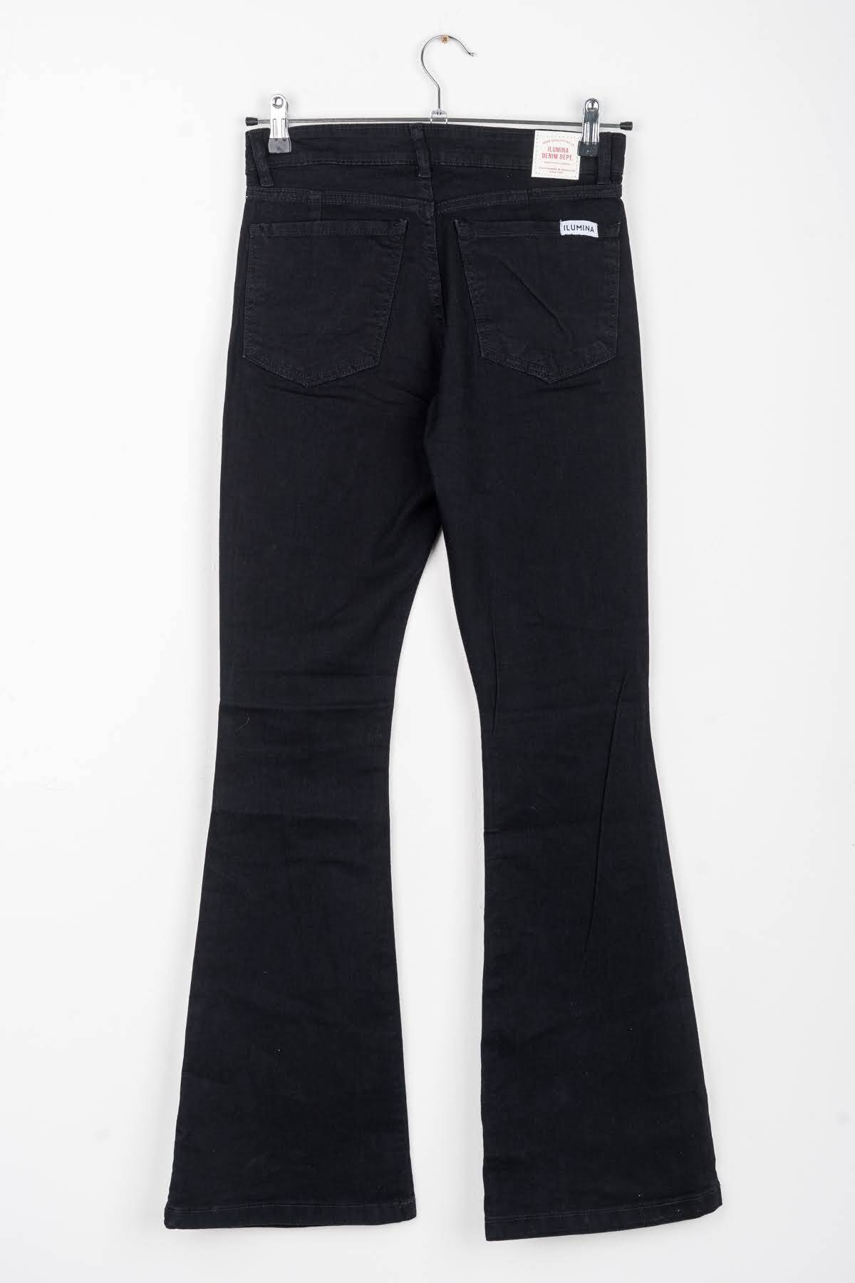 Imagen carrousel Pantalon Jeans oxford negro 4
